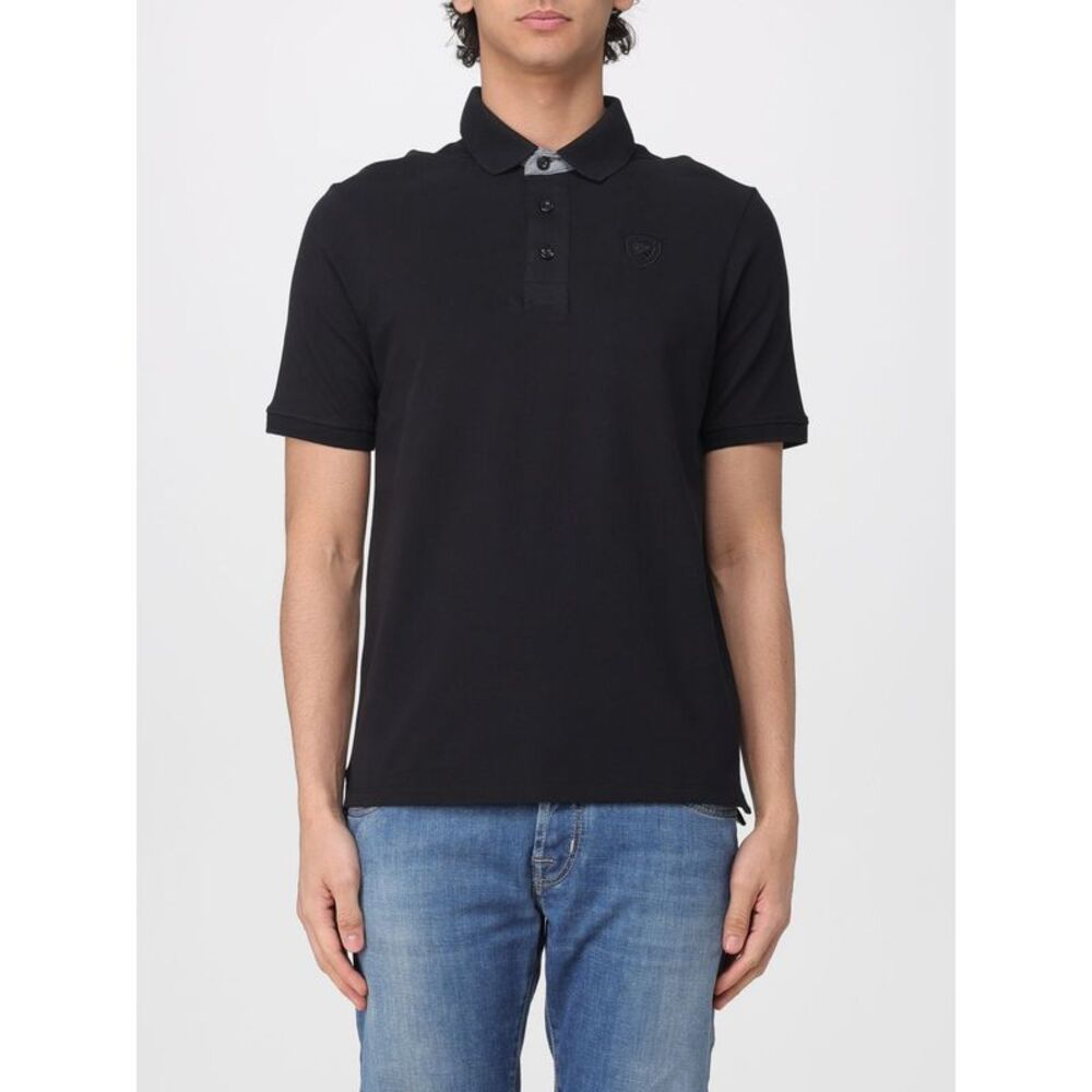 Blauer Men Cotton Polo Shirt Blauer